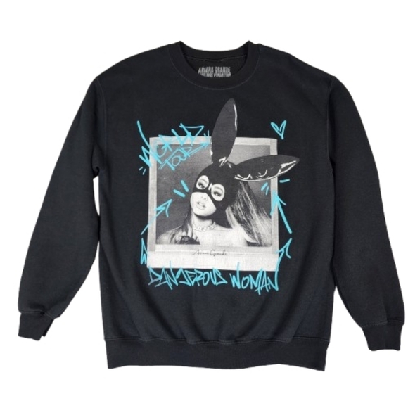 Airana Grande Other - Ariana Grande 2017 Dangerous Woman Tour Crew Neck Sweatshirt Unisex Size Medium
